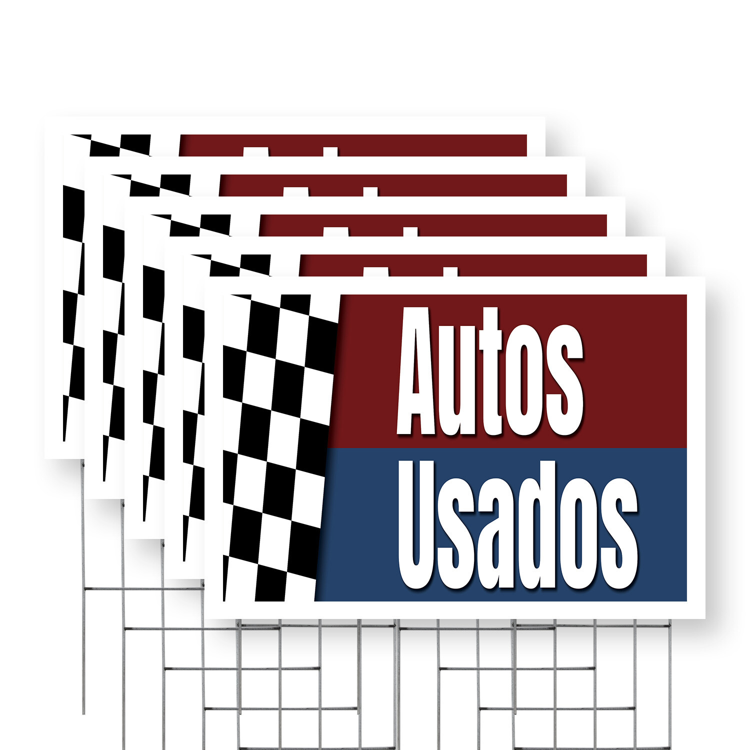 Autos Usados Yard Sign Spanish Used Car Sales, Reliable Vehicles, Financing