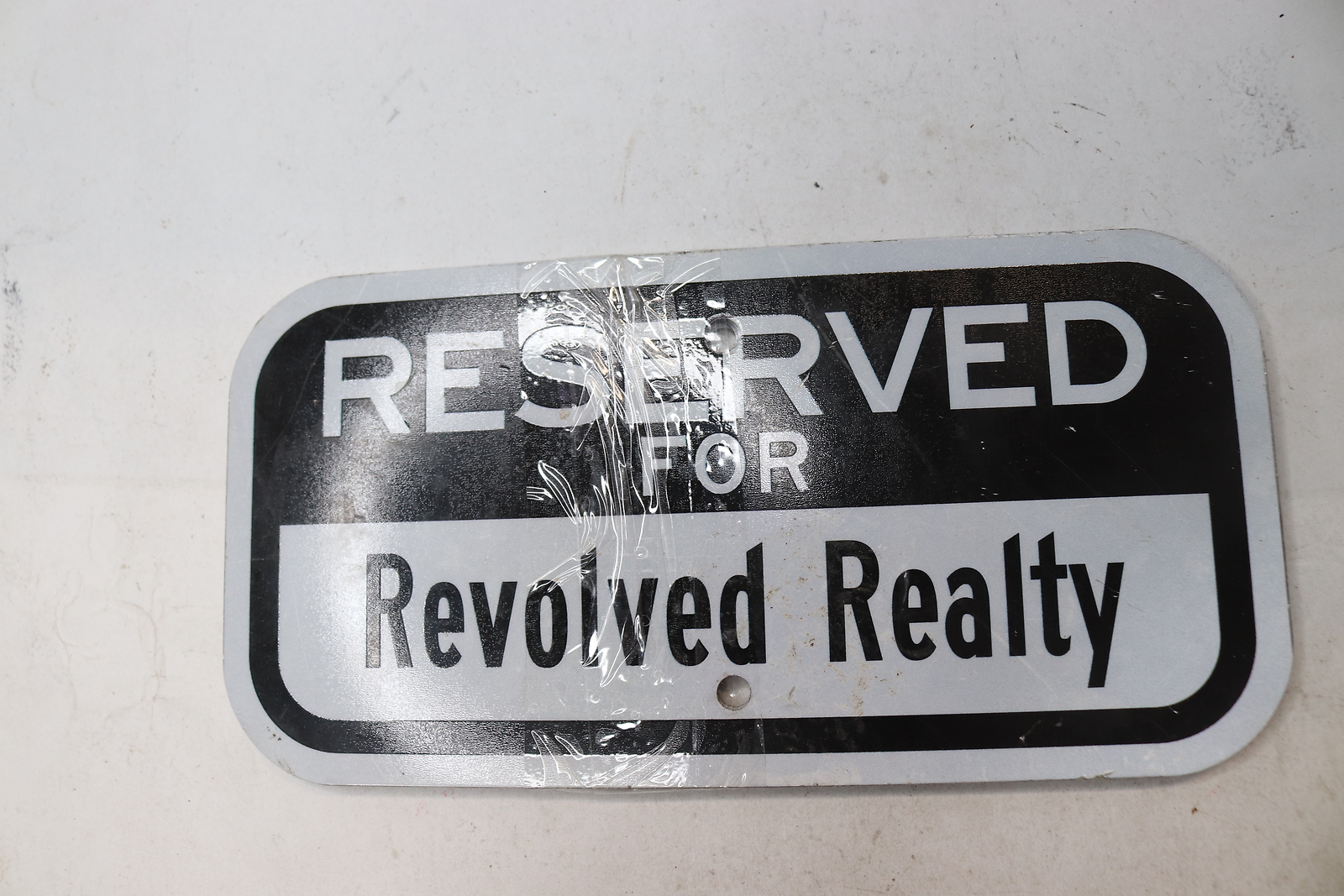 Reserved for Revolved Realty Sign 6&Prime; x 12&Prime;