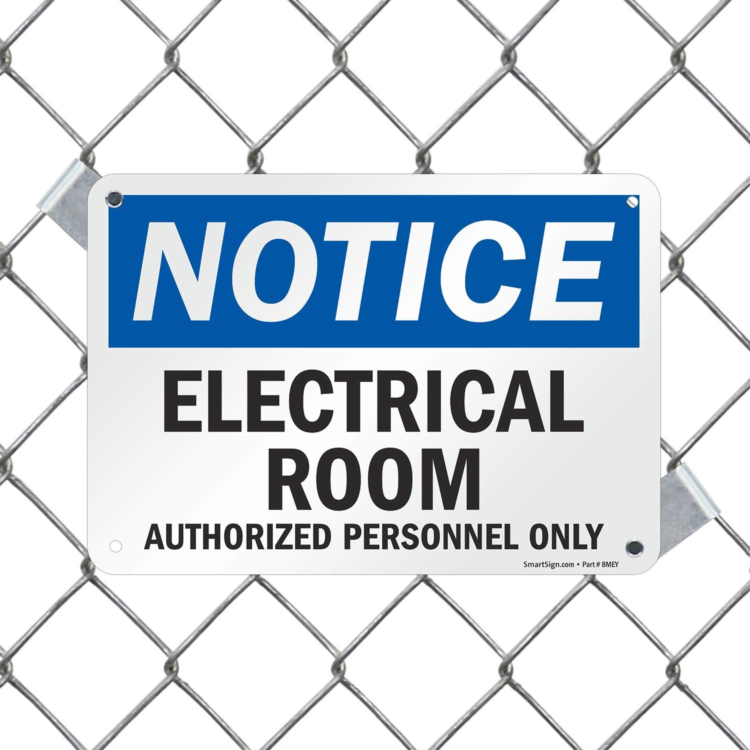 7 x 10 inch “Notice – Electrical Room, Authorized Personnel Only” OSHA Sign, …