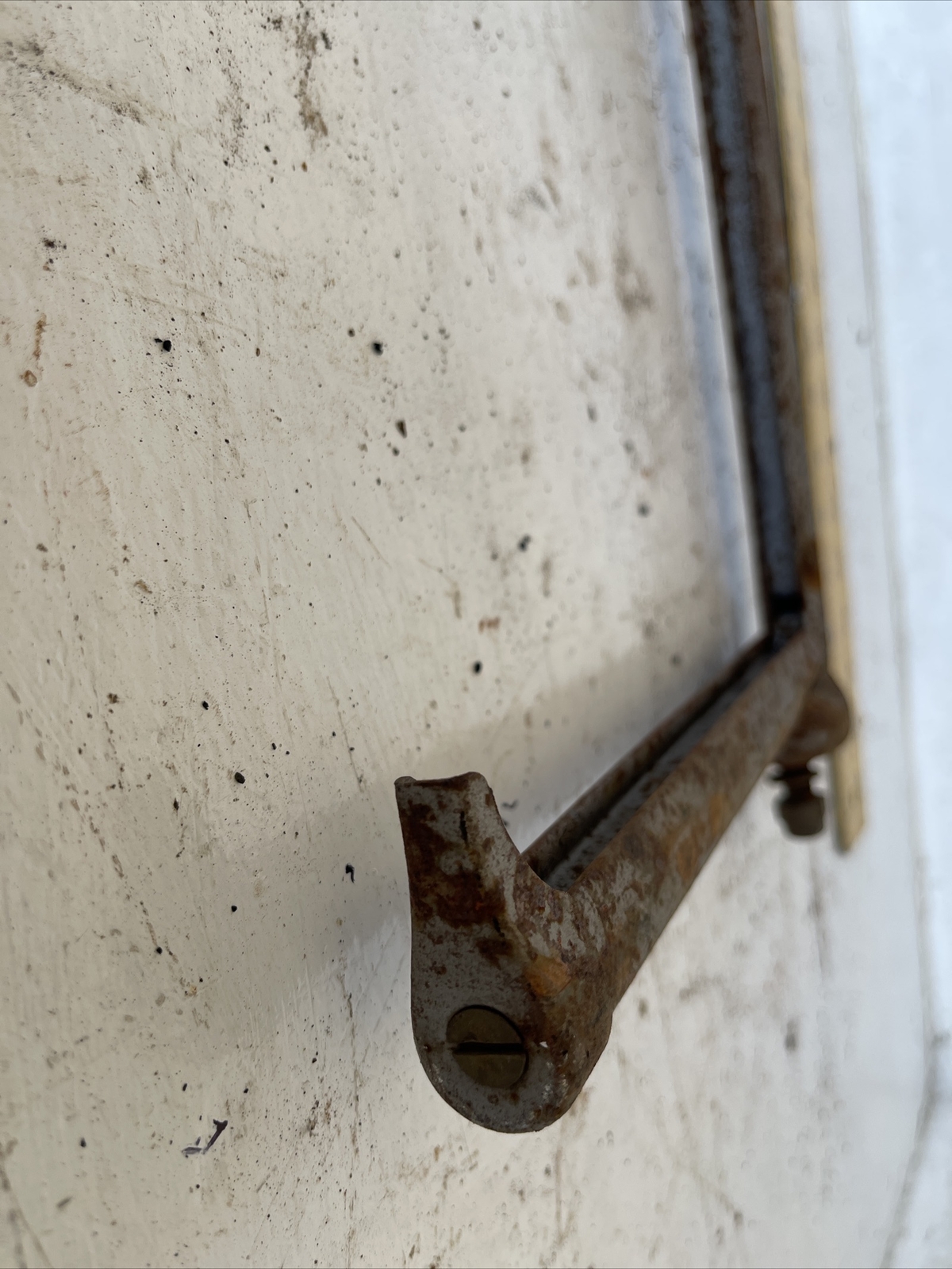 Vintage Windshield Frame 38.75&Prime;/38.5&Prime; x 9.25&Prime;. #14