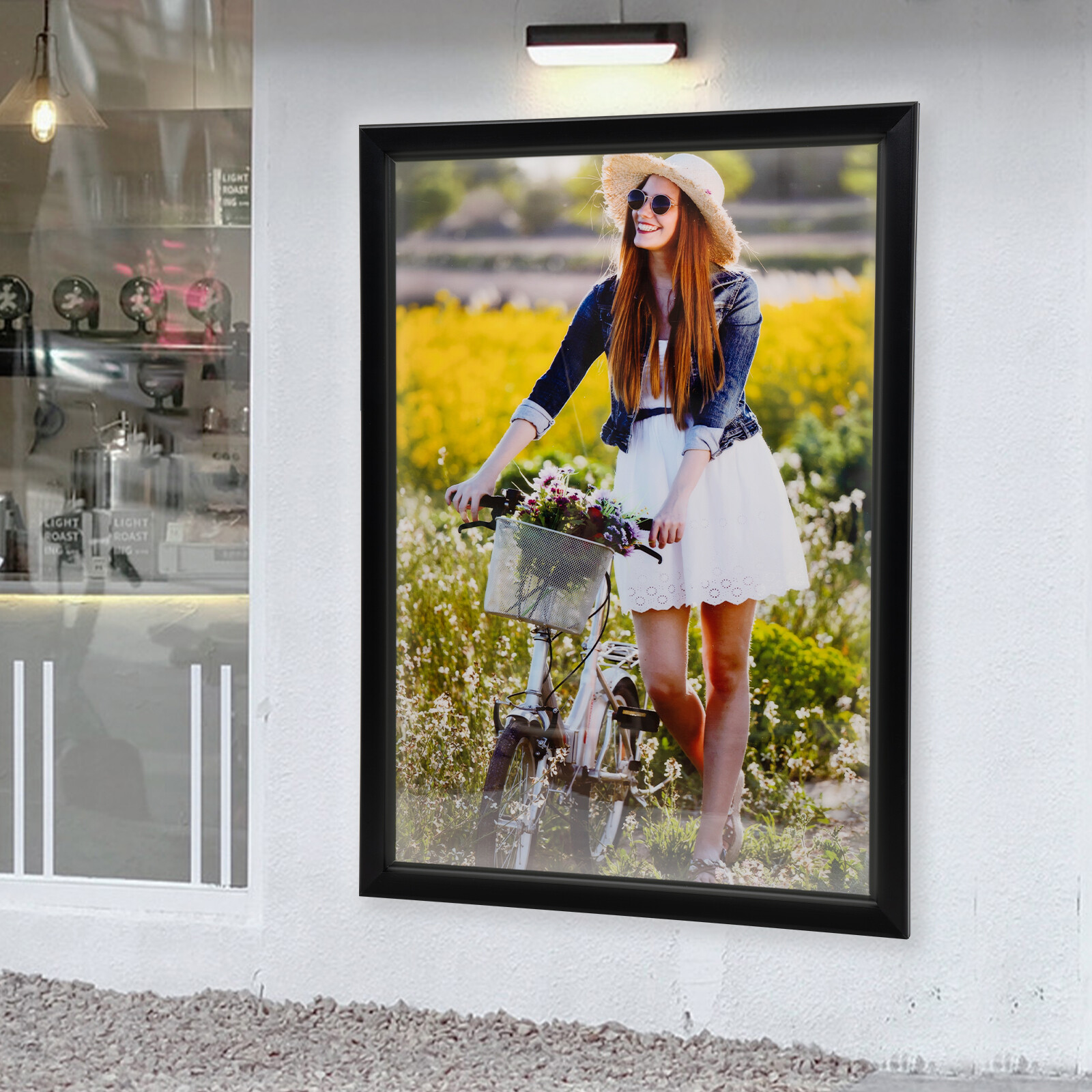 27×40 » LED Poster Movie Frame Backlit Light Box Advertising Sign Display 40*27&Prime;