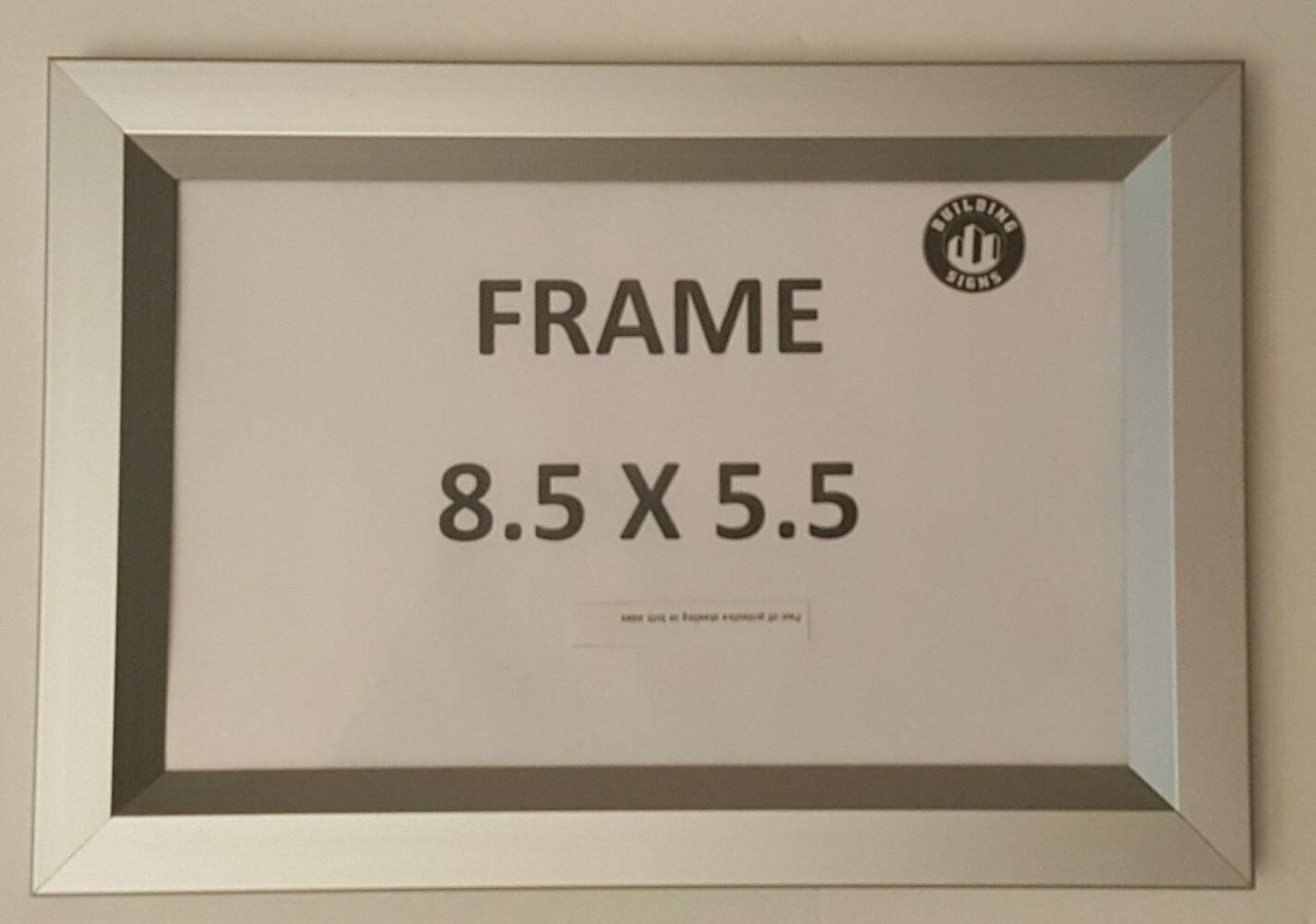 Elevator Inspection Frame 8.5 x 5.5 (Heavy Duty – Aluminum)-REF24-1027