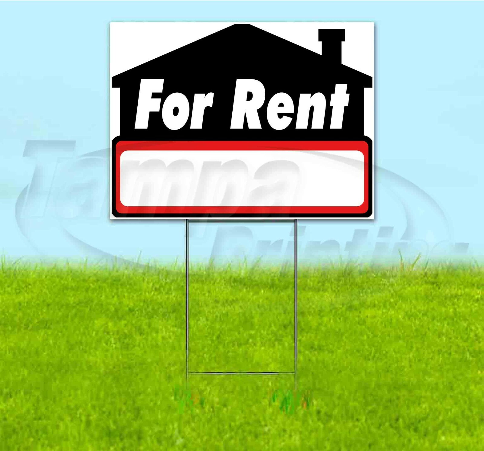 FOR RENT 18×24 Yard Sign WITH STAKE Corrugated Bandit USA BUSINESS REALTY DEALS