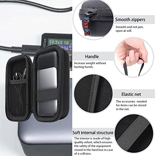 Khanka Storage Case Compatible Anker 733 Power Bank 10000mAh Mobile Battery