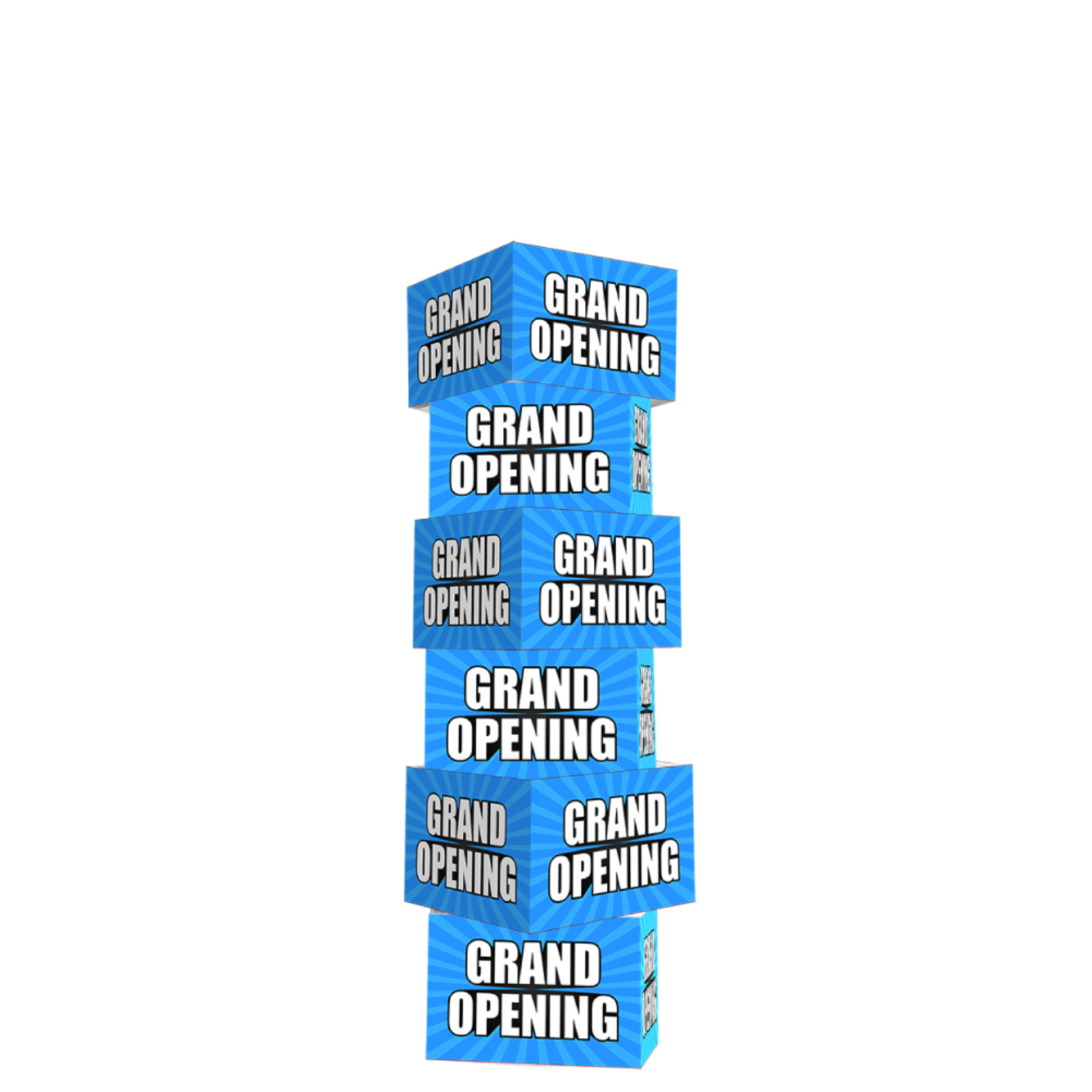 PermaShine Printed Balloon Tower Car Dealer Advertisement Sale Seasonal Holiday