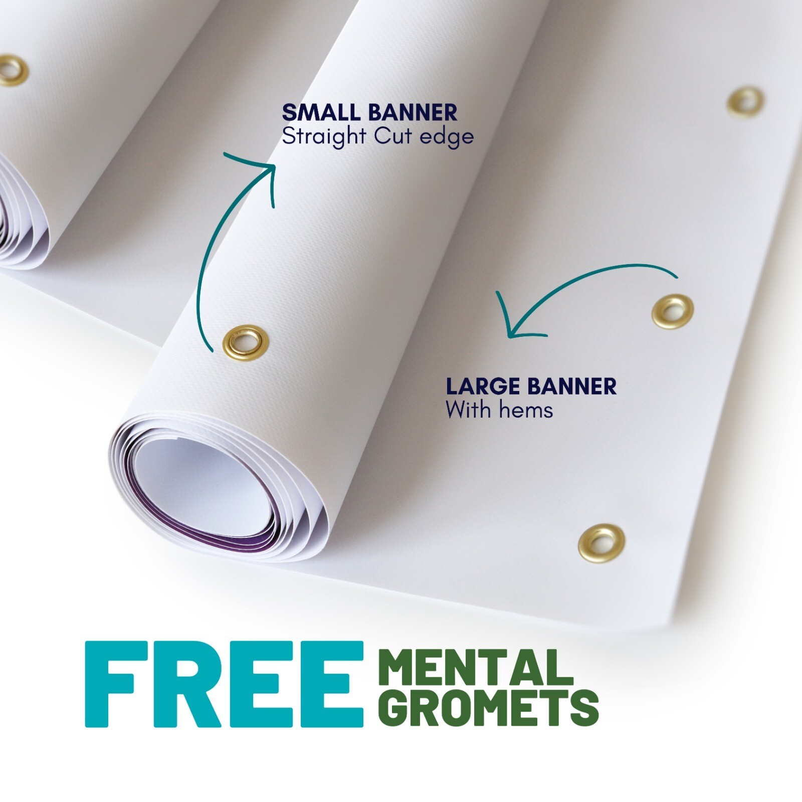 Custom Personalized Vinyl Banner, Premium 13oz Heavy Duty. (4&Prime;x 6&Prime;)
