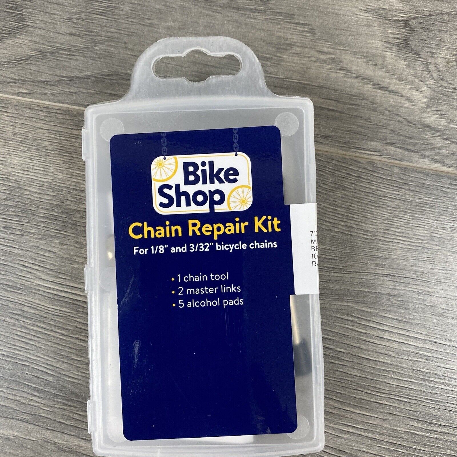 Bike Shop 12 pc Bike Chain Repair Kit 1 Chain Tool 2 Master Links 5 Alcohol Pads