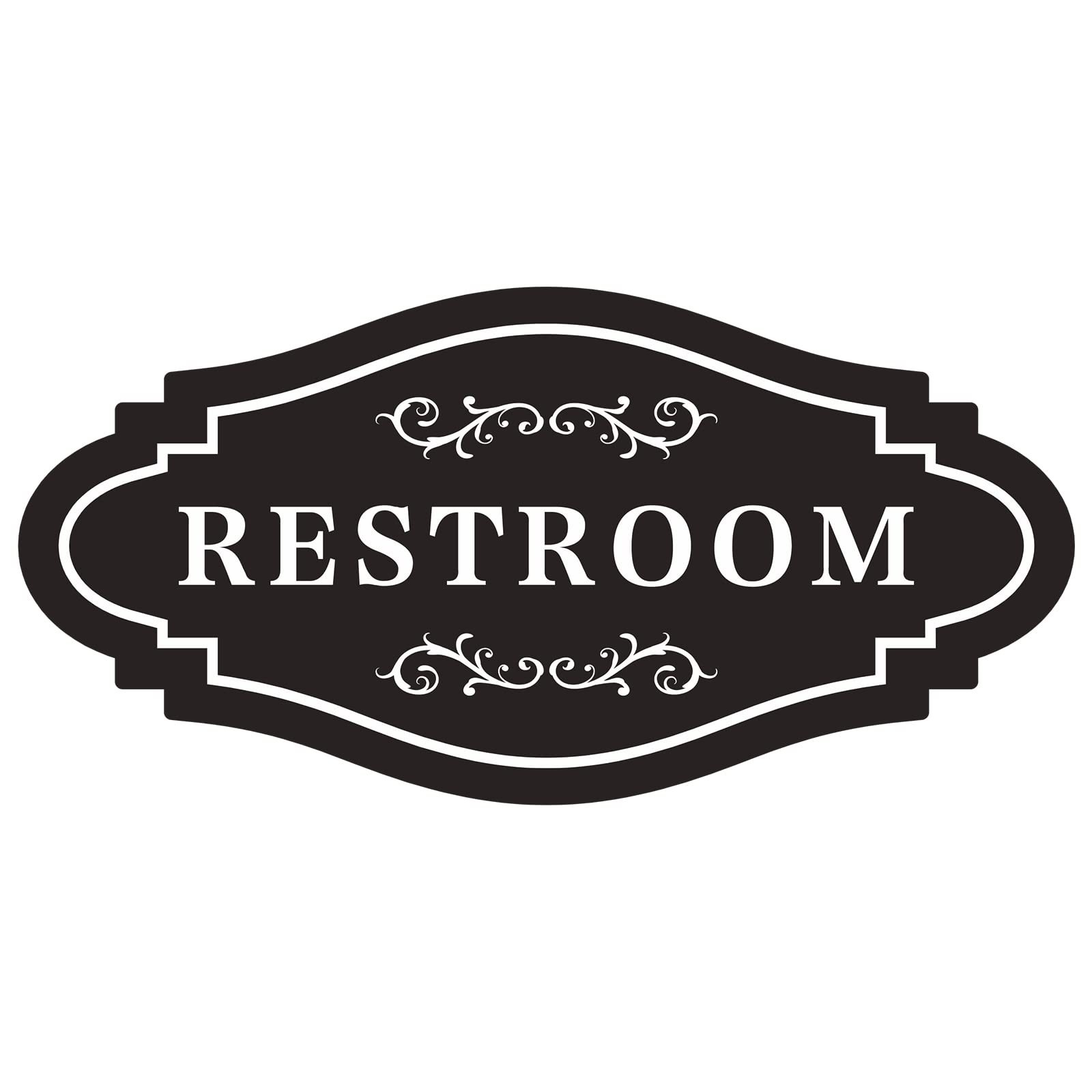 FXRN Restroom Sign,restroom signs for business,restroom sign for home,unisex …