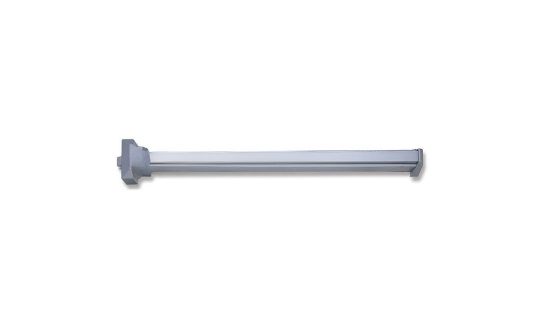 Rim Exit Only Exit Device for 32&Prime; to 36&Prime; Wide Aluminum Finish Satin Chrome