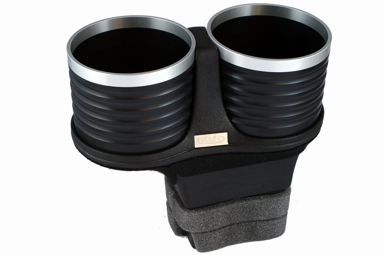 ALCABO Drink Holder, Black/Ring Cup, for Bentley Continental GT/GTC/Flying Spur
