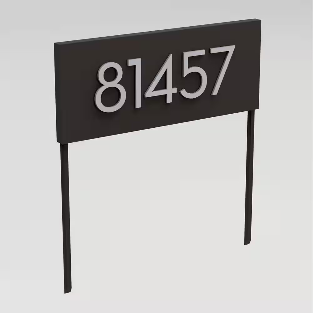 Hi Neighbor Rectangle Address Yard Sign