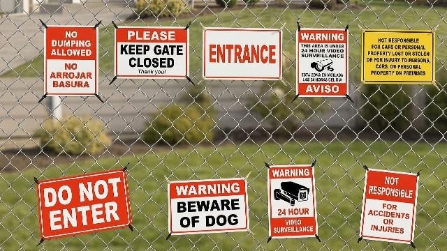 Reflective Entrance Sign, 8×12 Rust-Free Aluminum, Enter Here, Pre-Drilled | Wea