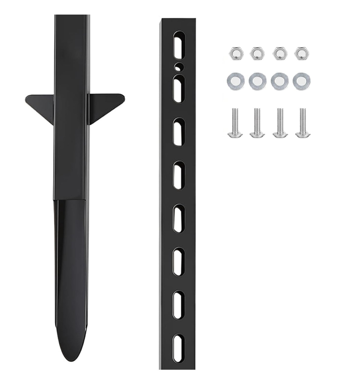 71 Inch Heavy Duty Metal Sign Stake 6ft Tall Post Yard Sale Lawn Sign 71&Prime;
