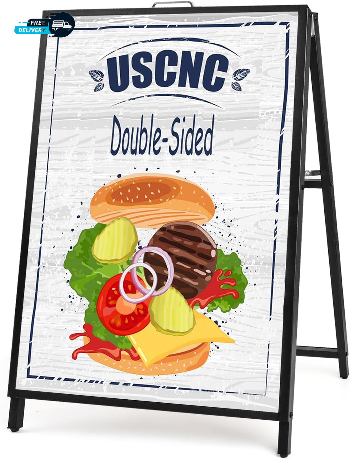 24 X 36 Inch a Frame Sign Double Sided Folding Sandwich Board Heavy