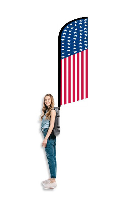 USA BACKPACK FLAG