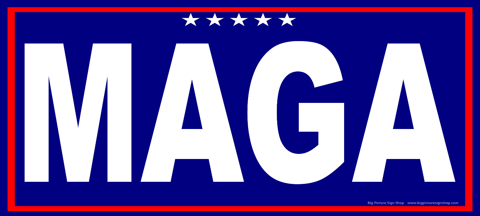 MAGA -Banners – HUGE & VERY LARGE – Dark Blue – Fast Shipping-USA MADE-30