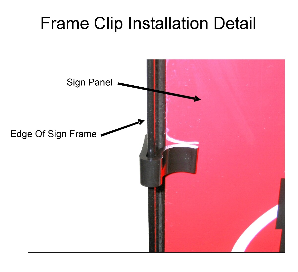 Frame Clips For Securing Real Estate Signs to Frames – (50 Pack) – FREE SHIPPING