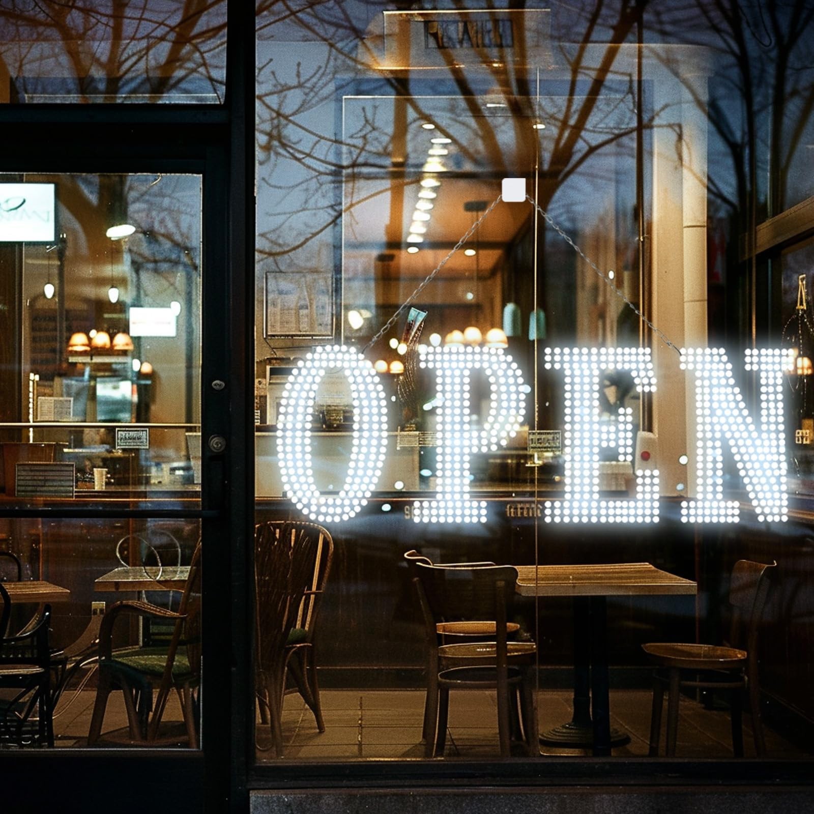 LED Open Signs for Business, 30 » x 10&Prime; Large Bright Flashing Open Sign with …