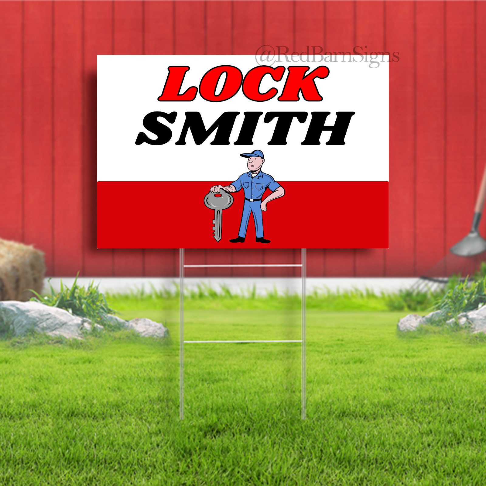 Lock Smith Indoor Outdoor Yard Sign
