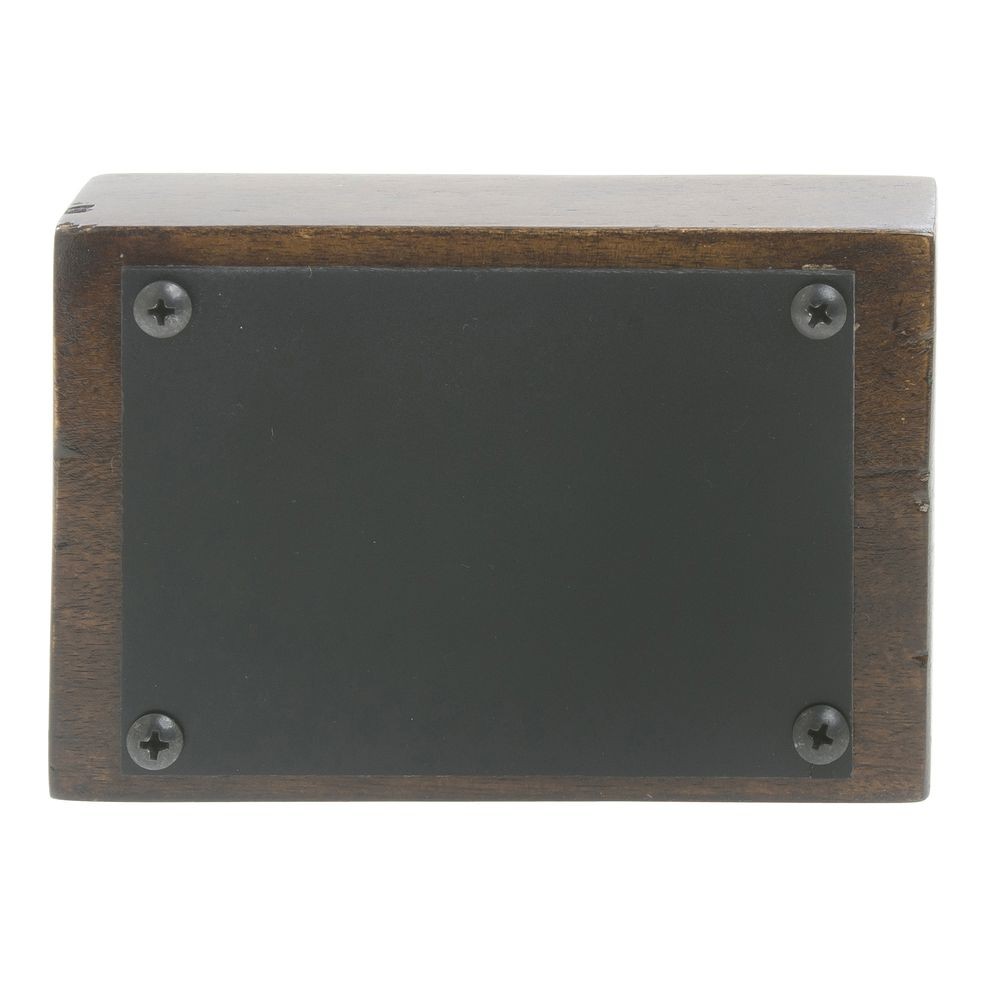 HUBERT® Chalkboard Sign Mango Wood Block – 6&Prime;L x 1 3/4&Prime;W x 4&Prime;H