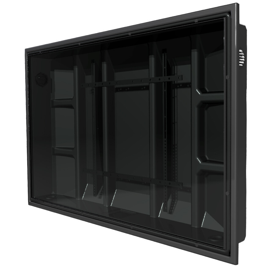 The Display Shield 44-50&Prime; Anti-Glare Outdoor Display Enclosure