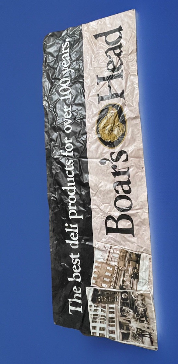 Boar’s Head Brand “Best Deli Products Over 100 Years” (120in x 38in) Canvas Tarp