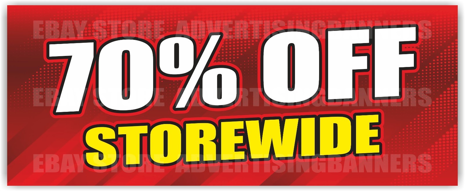 70% OFF STOREWID Advertising Banner Vinyl Mesh Sign BIG SALE discount CLEARANCE