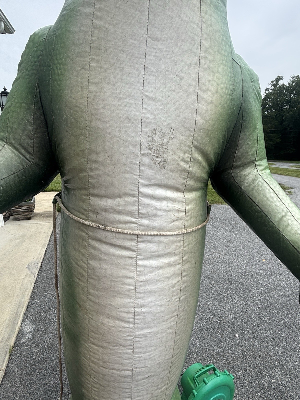 Inflatable Geico Gecko Advertising Approx 8 Feet Tall With Blower