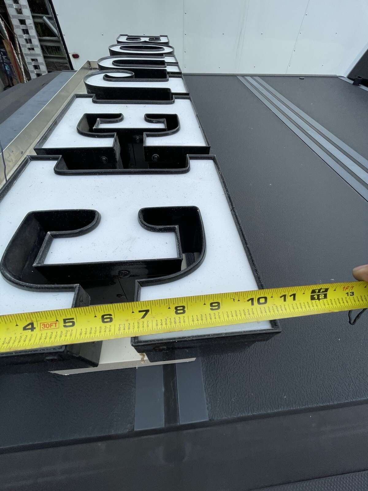 BOUJEE Channel Box LED LIGHTED SIGN Commercial 5&prime; Length X 10&Prime; Height X 6&Prime; Wide