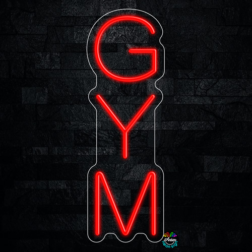 Gym LED Neon Sign 8&Prime;L x 24&Prime;H #32350