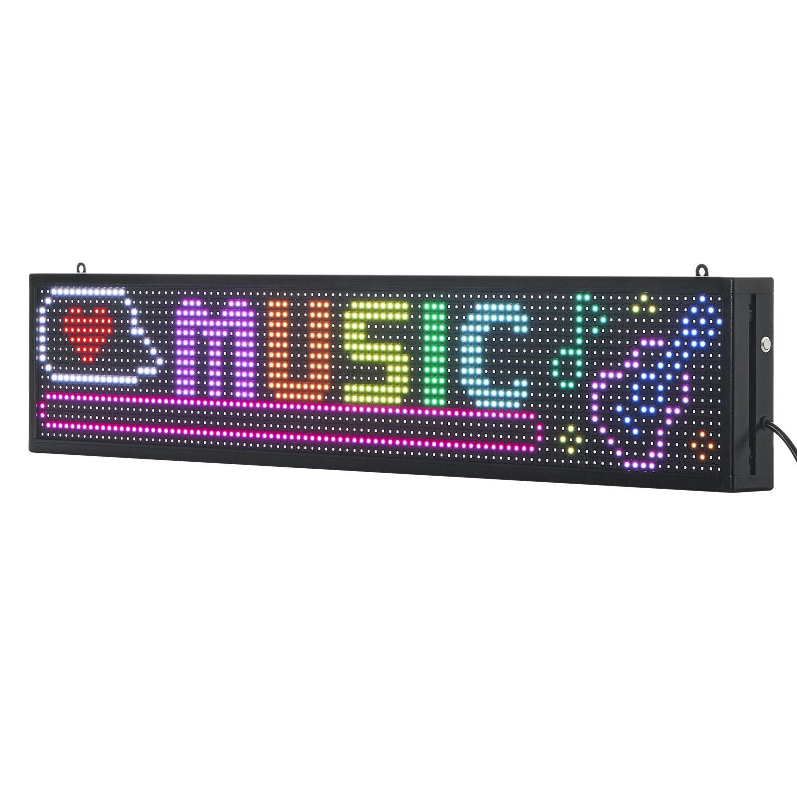 VEVOR 40×8 in Programmable LED Sign Digital Scrolling Display Board P10