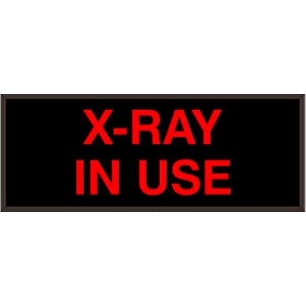 Signal-Tech 38715 SBL718R-270/120-277VAC X-RAY IN USE Indoor Sign