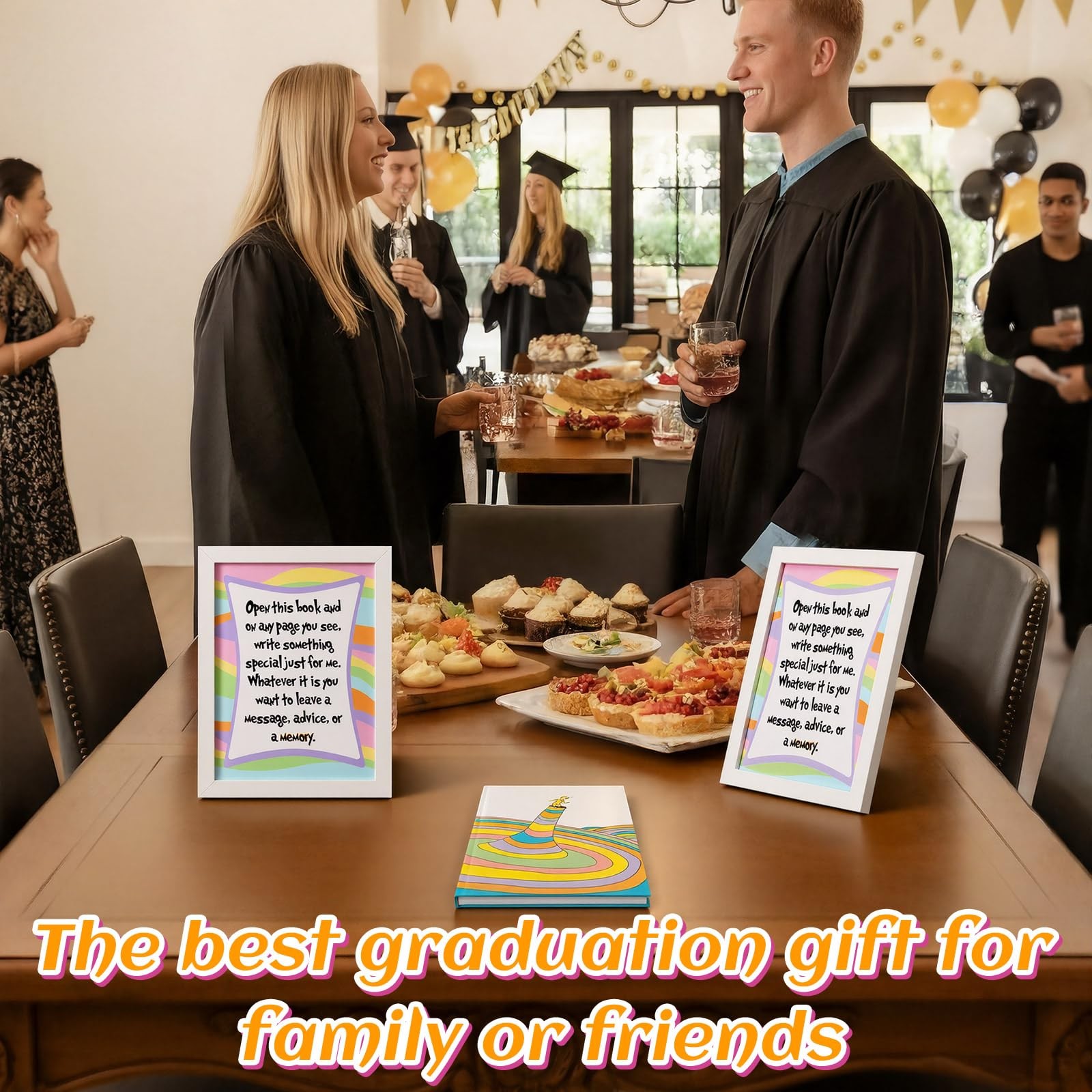 2 Pcs Graduation Party Table Sign Graduation Candy Buffet Sign Decorations Co…