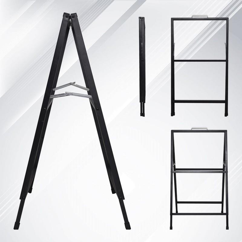 24&Prime;x36&Prime; Heavy-Duty Double-Sided Metal Sidewalk A-Frame Sign Holder Stand