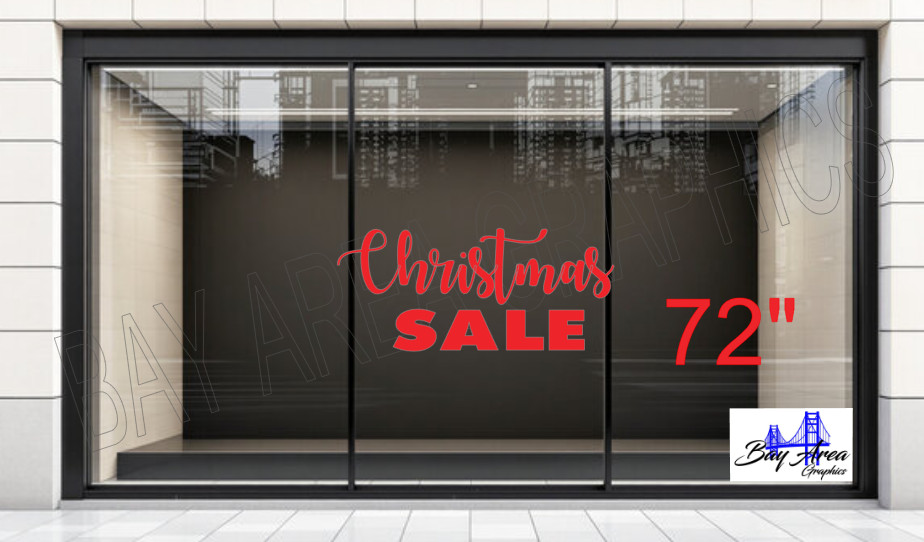 Christmas SALE Window Sign | Premium Oracal 651 Outdoor Decal🎅🎄❄️.