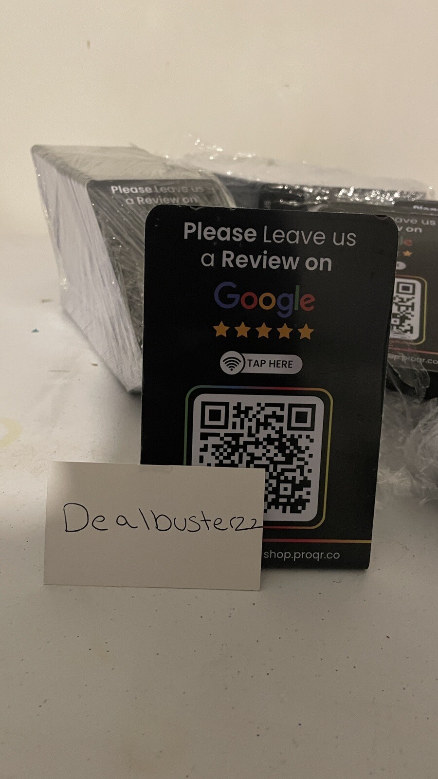 Google Review Smart Stand | Google Ratings | powered by proQR