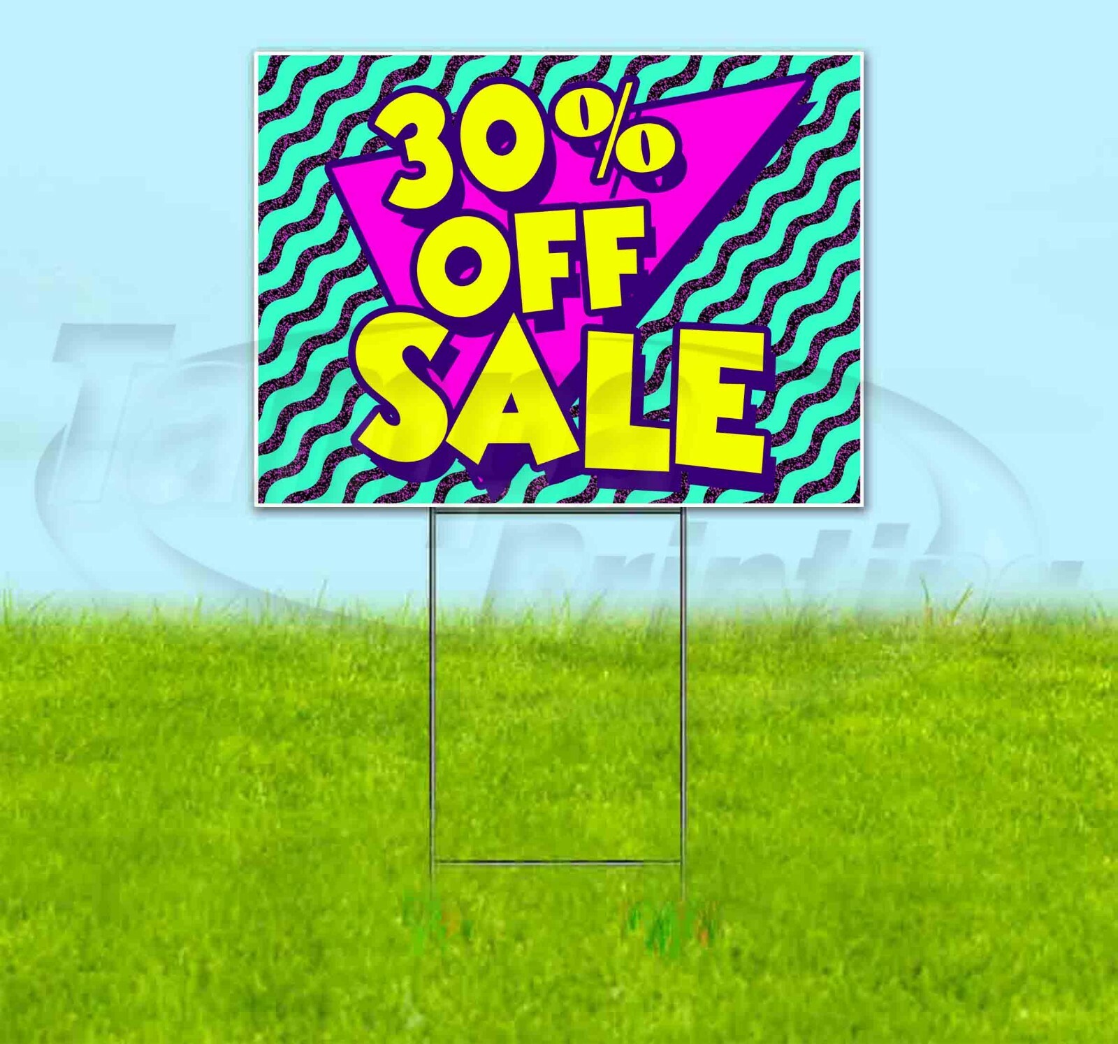 30% OFF SALE 18×24 Yard Sign Corrugated Plastic Bandit Lawn Business USA