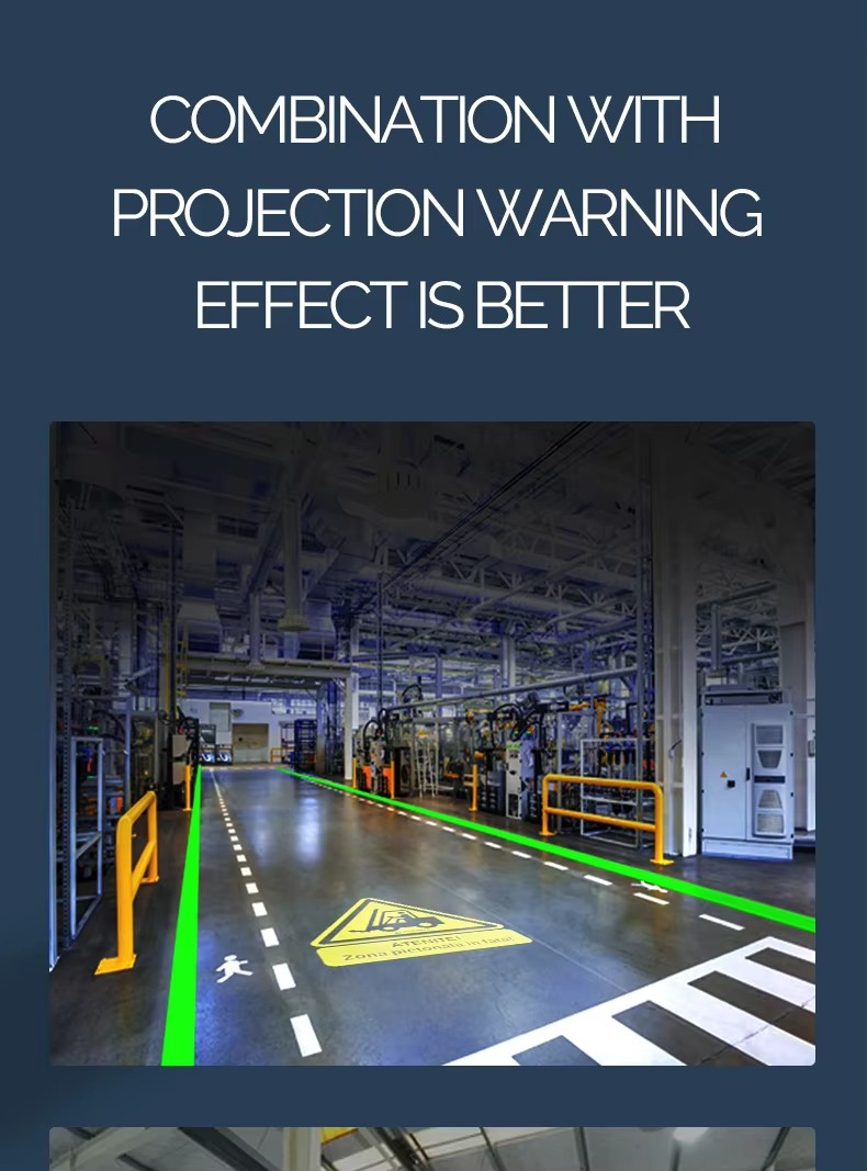High-Power Laser Line Projector – IP65 Workshop Safety Light with Visible Beam