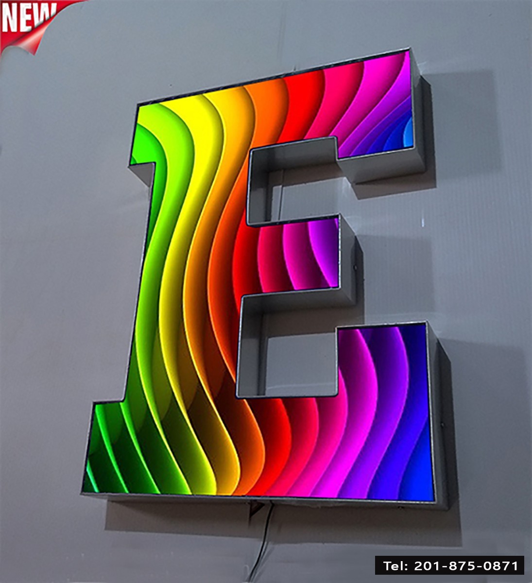 Custom made 3D Led Channel Letter Signs Storefront signage 20 Inches