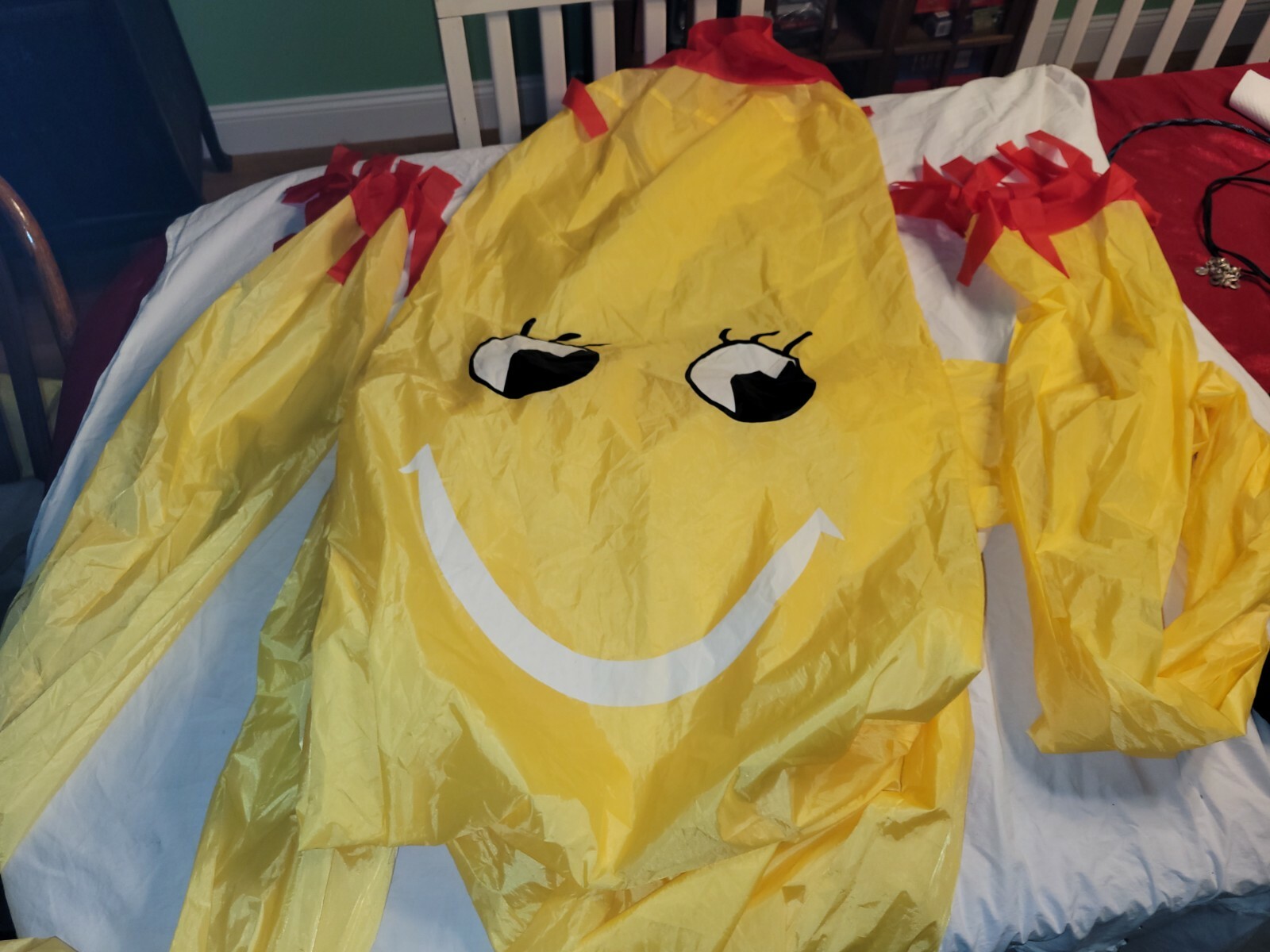 New Nylon Flapping Waving Inflatable Tube Dancer 18 Ft Yellow NO BLOWER Feet