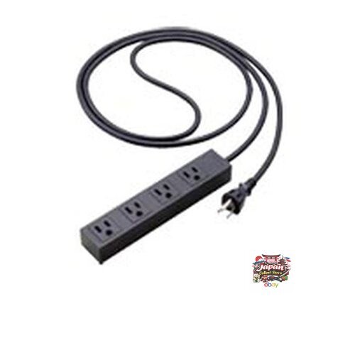 NEW Panasonic S-OA Power Strip Grounded 15A 4 Outlets Matte Black 1m Cord with