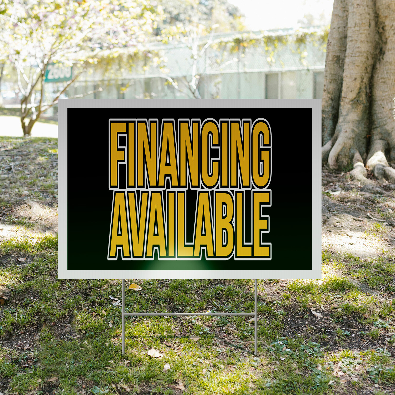 Financing Available Yard Sign Affordable Payment Options, Business Promotions