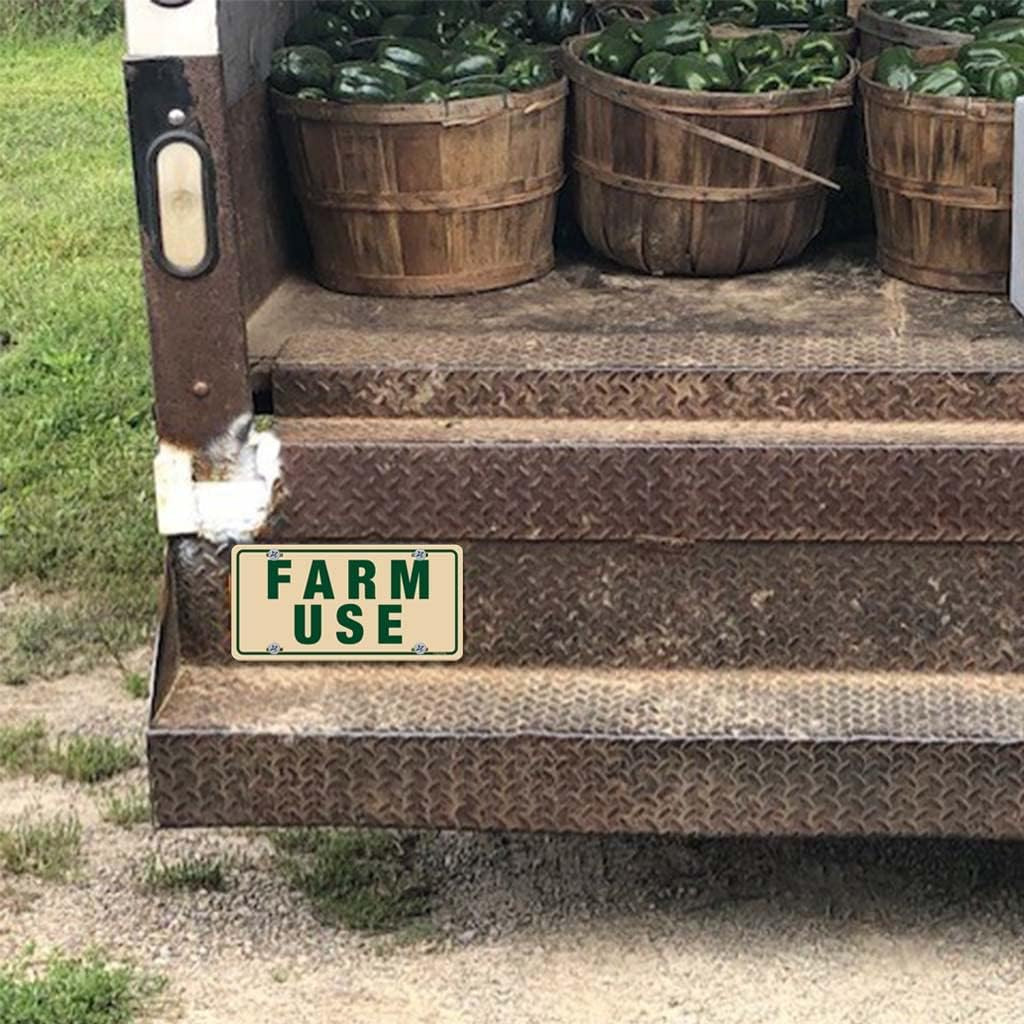 2 Pack Farm Use Id Tag Signs 12 X 6 Inches Metal Farm Signs Reflective Sturdy Ru