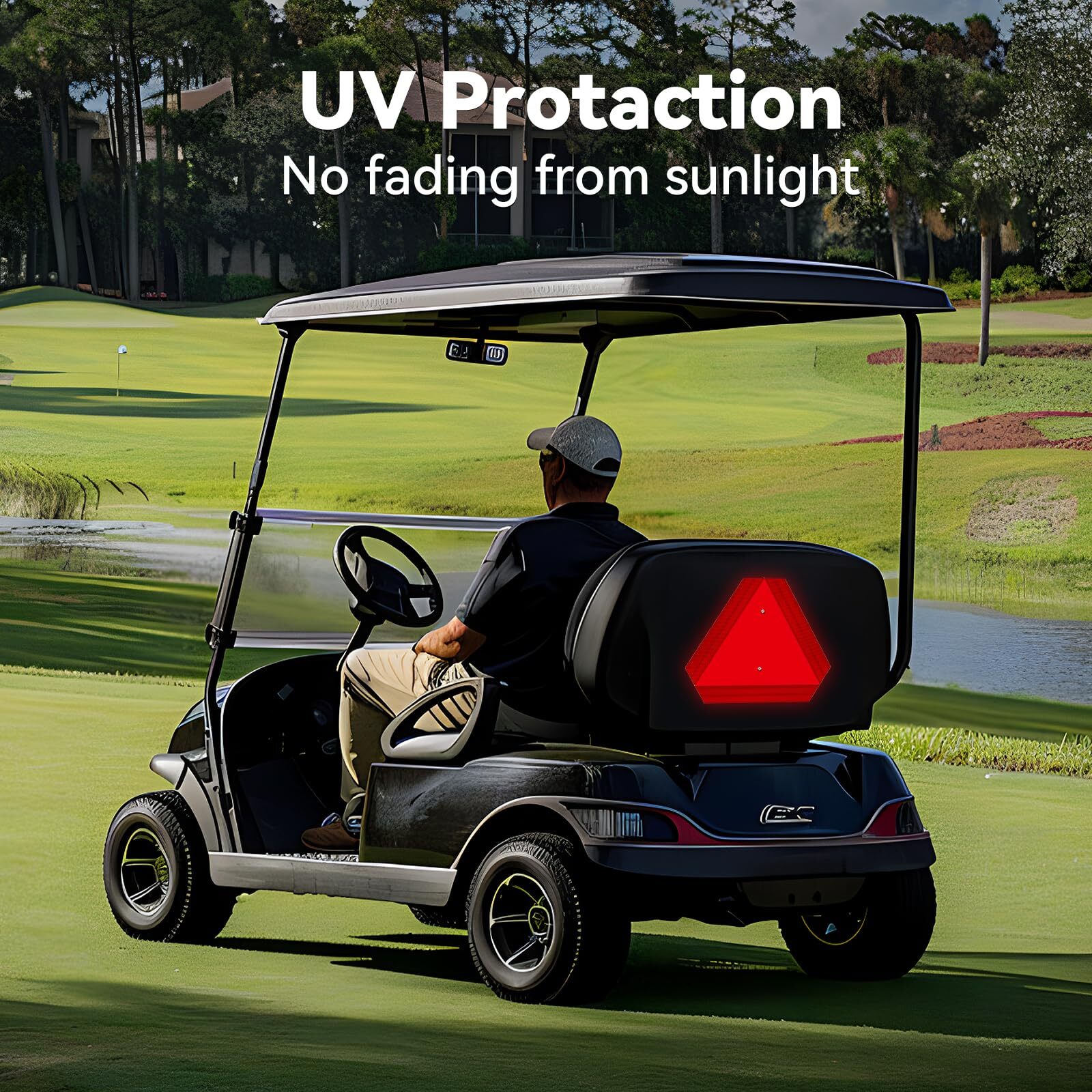 High-Quality Slow Moving Vehicle Safety Sign with Aluminum Grade Triangle Signal