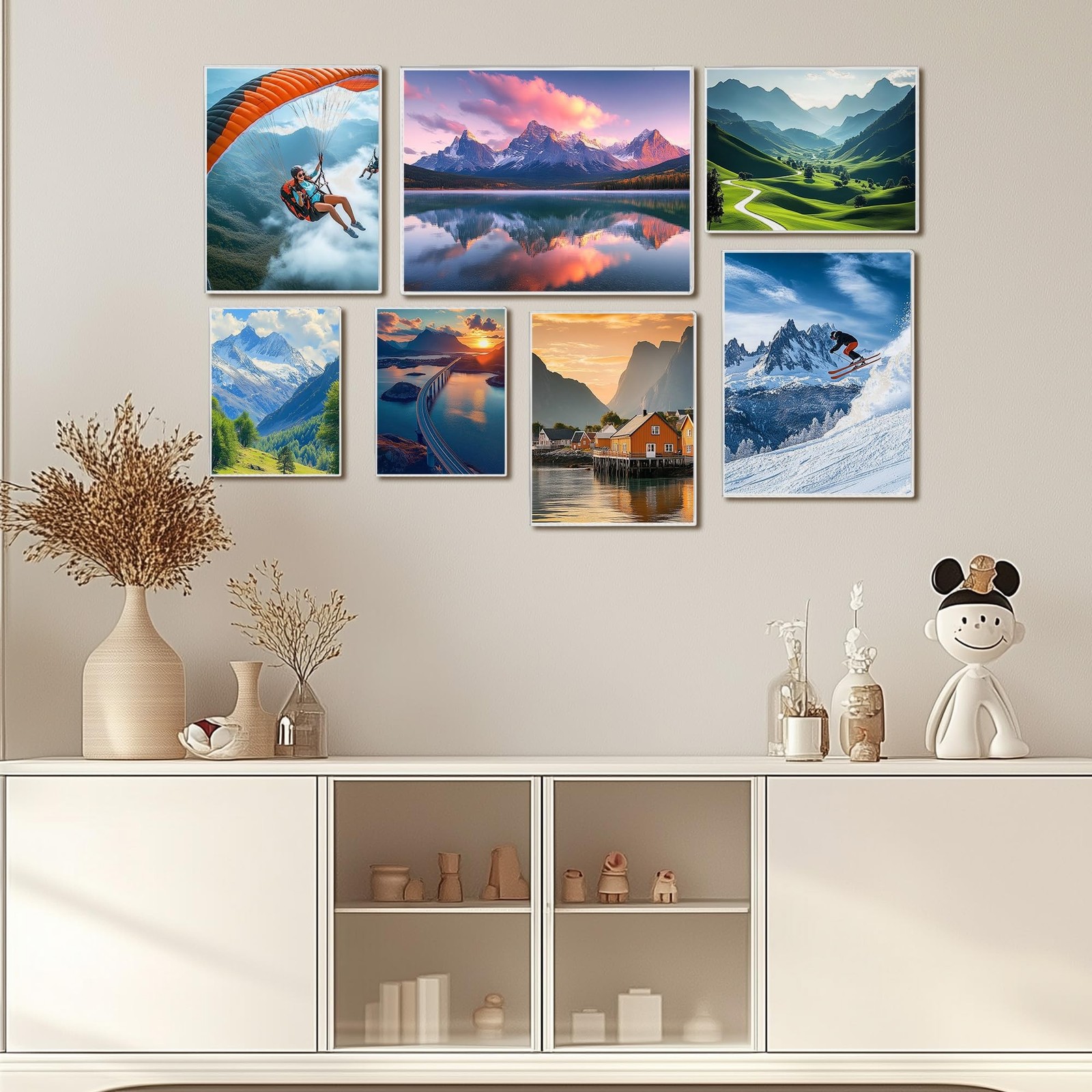 10 x 12 Acrylic Picture Frame, Horizontal/Vertical Clear Photo Frame for Wall…