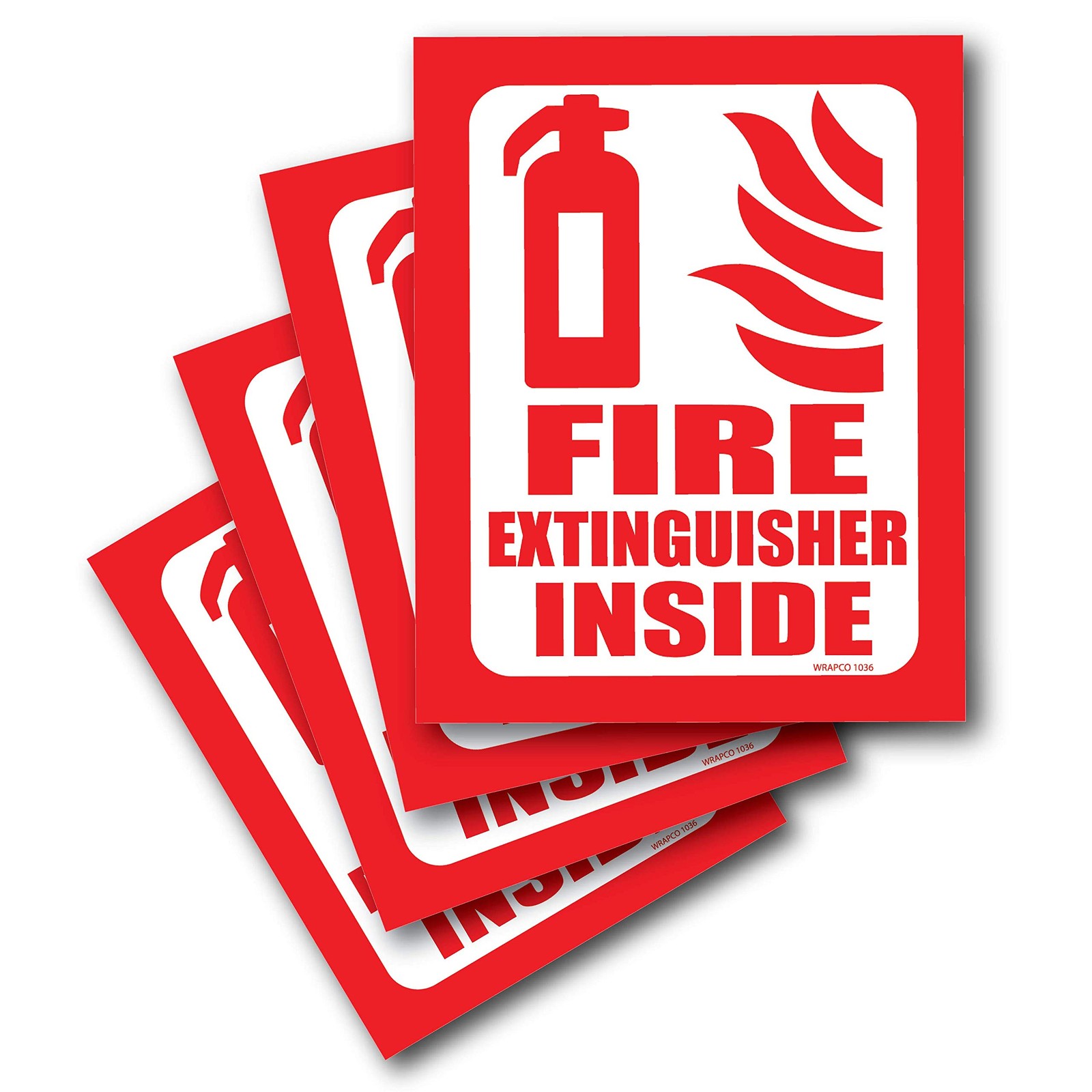 Fire Extinguisher Inside Sticker for Truck DOT, Decal Sign for Work Vehicle a…