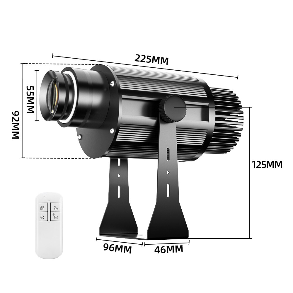 Custom 15W LED Logo GOBO Projector Waterproof Hotel Company Store In/Outdoor Use