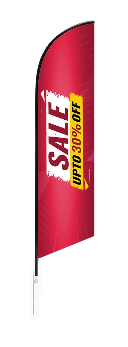 Sale Upto 30% Off Feather Flag With Ground Stake