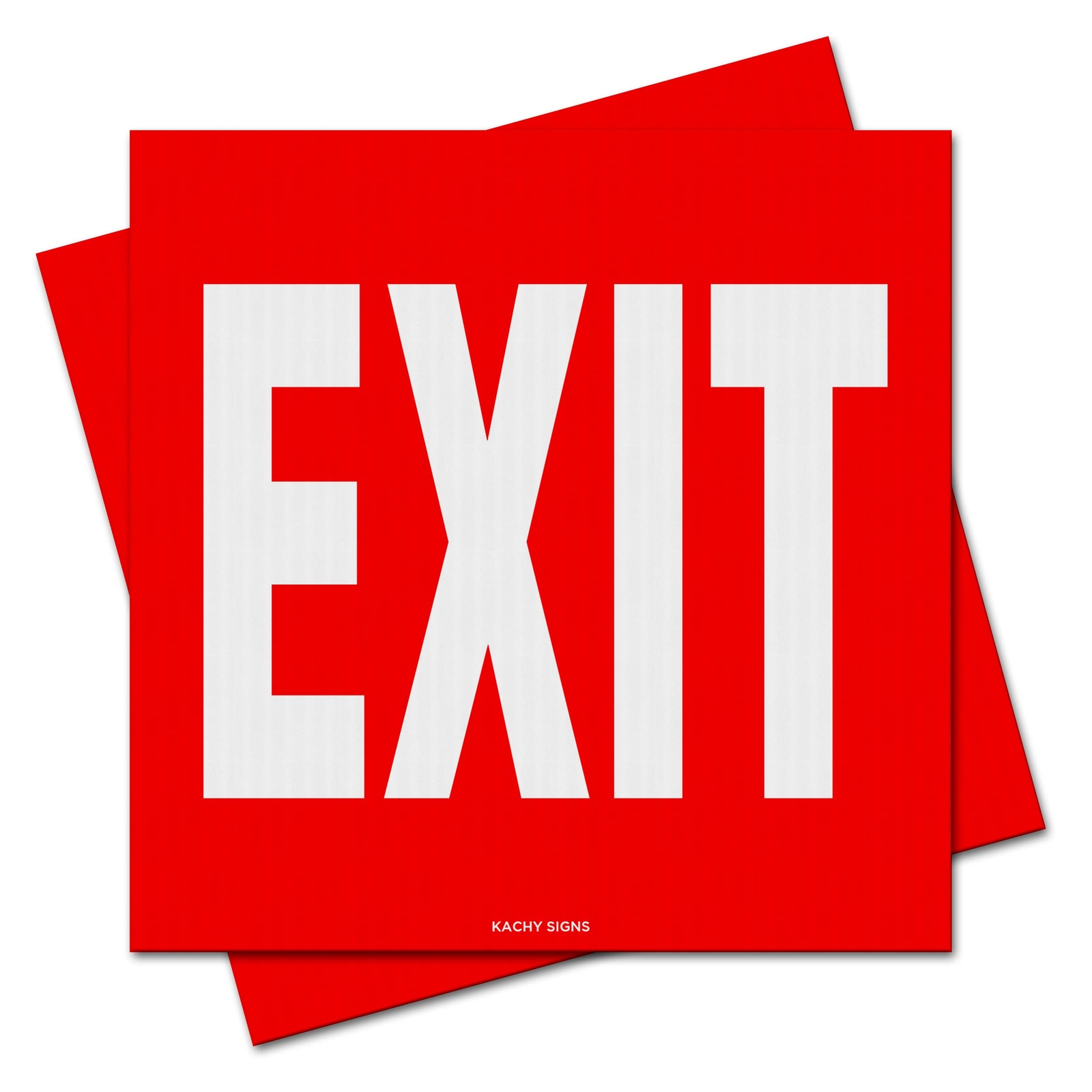 Kachy Signs – Pack of 2 – 10&Prime; x 10&Prime; – 4mm Currogated Plastic Sign – Durable -…
