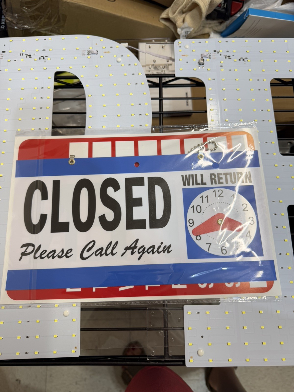 Extra Large LED Open Signs for Business, Unique Design Super Bright Open 48×16”